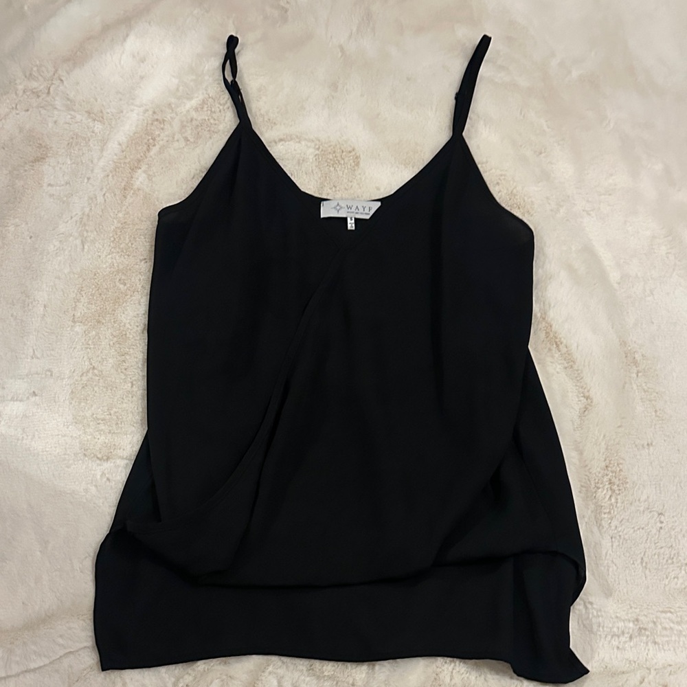 Wayf Black Camisole Top, S